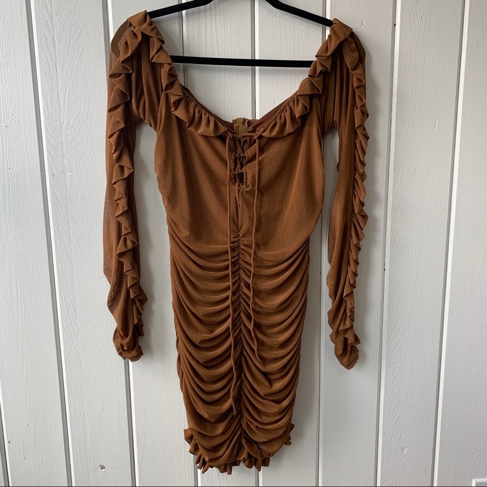 Women’s Mesh Dress Off The Shoulder